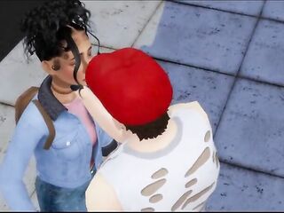 Ebony sweetheart caught up and screwed