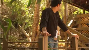 Hot MILF in the park with a stranger