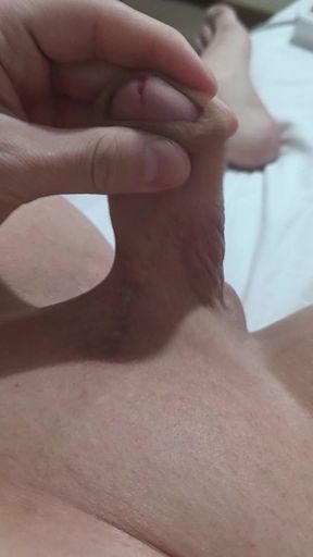 Murray masturbates, cumming with pleasure.