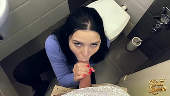 Matt Pounds Kira&rsquo_s Dripping Cunt After Bathroom Blowjob!