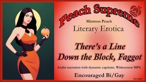 There’s a Line Down the Block, Faggot. Let’s Get Those Cocks Off [POV Erotic Audio] ***Visualized Audio Caption Video***