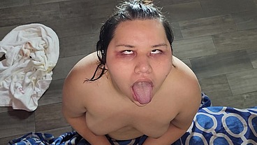 I suck my man's ass and balls until I extract all his cum on my face