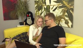 jessie ames sexy blonde cant wait for his hard cock