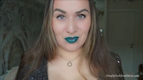 Powerful Green Lips Are Ready To Take You Under My Charms (1080p HD)