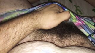 Hand job in sofa 16cm and leaking jism