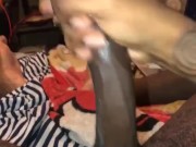 Stroking my dick while watching porn