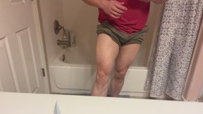 Ripped Bodybuilder Flexes Hard and Strips Down Slow