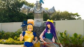 Clash Royale Mega Knight Slams Cosplay MILF's Tight Wet Pussy