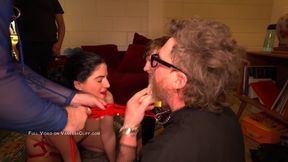 3 Queer Subs Collared, Tied and Fucked - Cliff Media