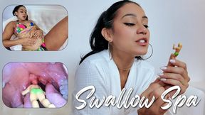 Swallow Spa: POV & 3rd Person Giantess Voring, Endoscopic View, Belly Play, Post Digestion Ft Enchantress Sahrye