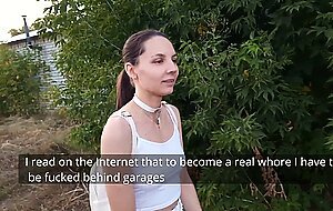 Zloy andrey, teen slut fucked in the ass behind the garages