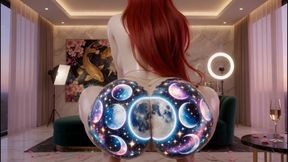 Massive Tits & Belly Tattoo Tease - Busty Mature Slut Slow Seduction 3D Hentai