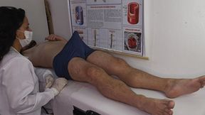 nurse observes patient s erection