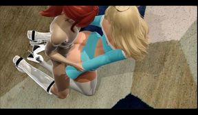 Mario Bross Hentai - Rosalina Blowjob & Fucked Cum in His Mouth and Pussy - Japanese Asian Manga Anime Film Game Porn