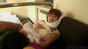 Blindfolded Japanese Individual Has A Meeting With A Creampie!