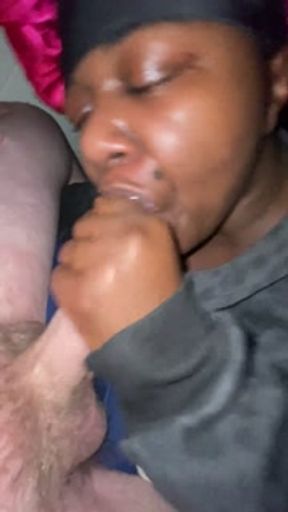 EbonyThroatpieCumshot