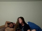 Girl smoking in panties while watching Bob's Burgers