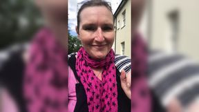 Public titty play with Rachel Wriggler as she walks though woodland caressing and squeezing her gorgeous puffy nippled tits
