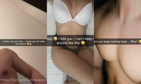 Horny Wife wants it now but husband is not around so she texts her Cuckold friend to cheat.