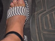 High Heel Pretty Feet Pedal Pumping