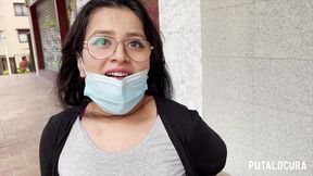 putalocura - pilladas a inocente chubby tetona dessy termina con sexo muy caliente