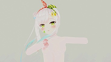 Airani Lofifteen Hentai Hololive Vtuber Undress Dance Cupid Song MMD 3D Yellow Eyes