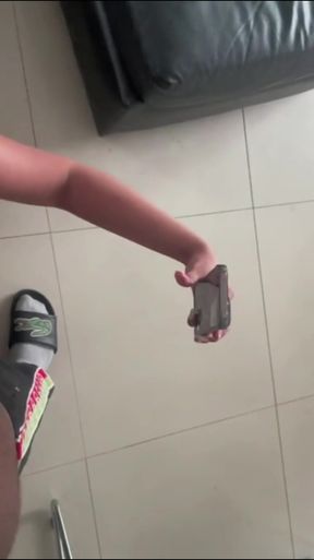 POV blowjob with big-dicked Asian guy and BBC-loving Asian babe