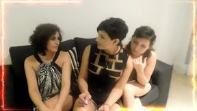 cortamos la luz para cojernos al portero y al electricista, nos sorprendio perla con su regalito completo