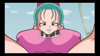 Bulma BALLS [ DRAGON BALL HENTAI Game ] Ep.1 old pervert tongue made her SQUIRT on the beach !