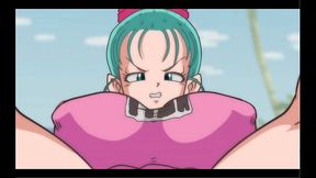 Bulma BALLS [ DRAGON BALL HENTAI Game ] Ep.1 old pervert tongue made her SQUIRT on the beach !