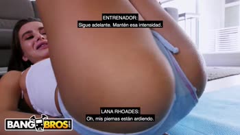 Lana Rhoades' Sizzling Gym Workout with Her Personal Trainer