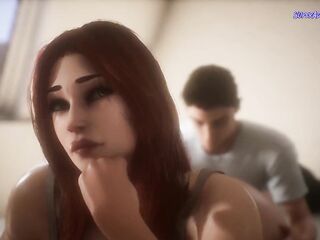 All This chab Desires Is To Bang His Stepmom Massive Booty - Anal Sex ( 3D Realistic )