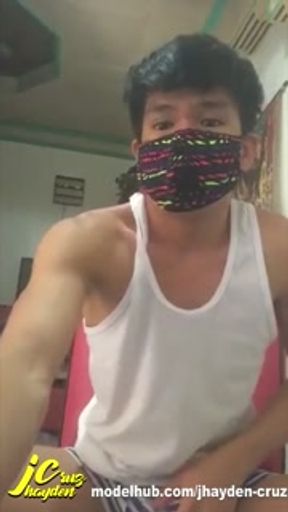 Jhayden Cruz Showing his Body, Ass, Cock, and Teasing His Video Chat Mate