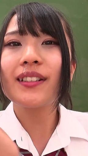 Mirei Aikawa Shows You Her Snot in This Student Roleplay