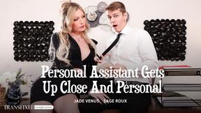 Jade Venus and Sage Roux Take Assistant Duties to a Whole New Level