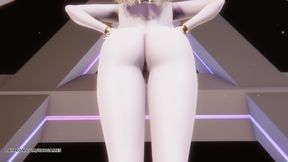 [mmd] Viviz - Maniac Ahri Sexy Nude Dance League of Legends Uncensored Hentai 4K