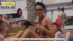 Freckled MILF - BeachJerk
