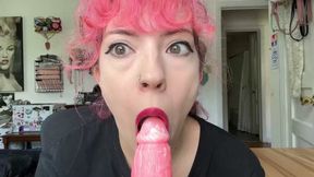 squid face fetish dildo bj