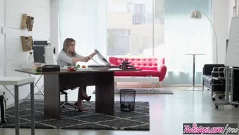 Kenzie Taylor Teaches Britney Light a Lesson in Office Affection