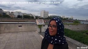 A Pretty Hijab Arab Girl Gets Banged In Anal And In Public By 2 Blacks To Go To Marbella!