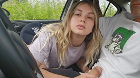 I Suck My Stepbrother's Big Dick in the Car