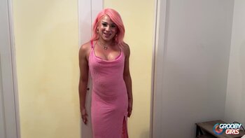 Pink Perfection: Trans Latina Tgirl Solo Masturbation
