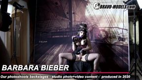 Stunning Barbara Bieber - backstage action - Bravo Models
