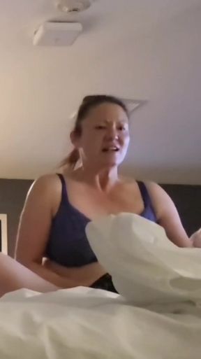 Super sexy cock sucking goddess loves fucking her man's face then his ass she cums so many times loud moans   Clip 1