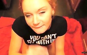 Rothaariger die Maulfotze besamt