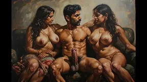 Mom teaches her stepdaughter how to satisfy her stepfather