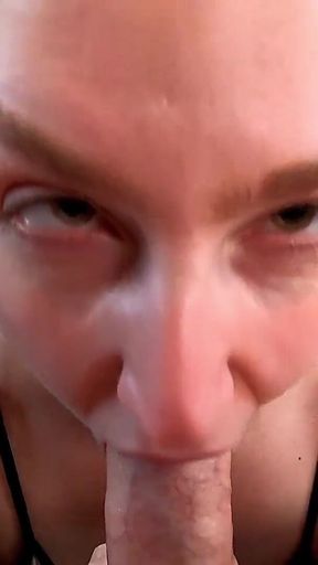 Programmed to Be a Cum Slut - Deepthroat, Eye Contact, Cum on Face