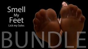 Smell Feet Bundle - Smell My Feet and Lick my Soles - Foot Worship - Kylie Jacobsx - MP4 1080p HD