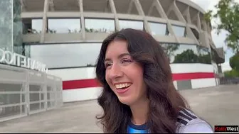 Katty West is obsessed with football and sex! So she finds a fan for a hot fuck!