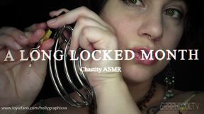 A Long Locked Month - Chastity ASMR